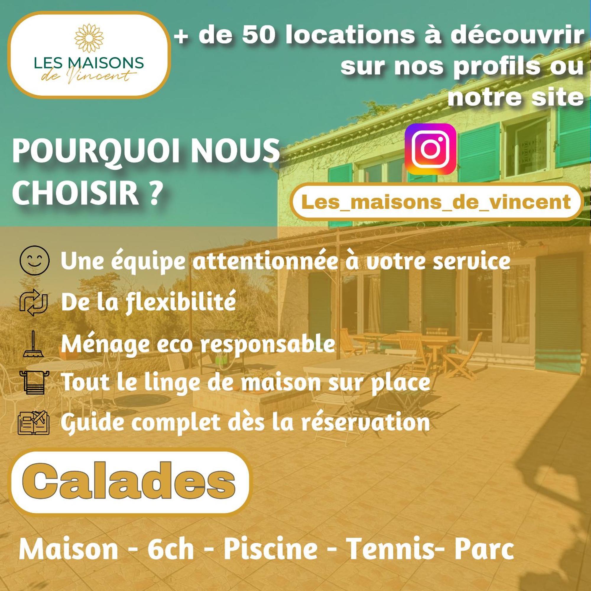 Les Calades - Piscine, Parc, Parking Villa Арл Екстериор снимка